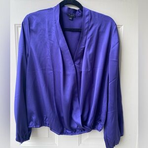 Ann Taylor Factory blouse in indigo